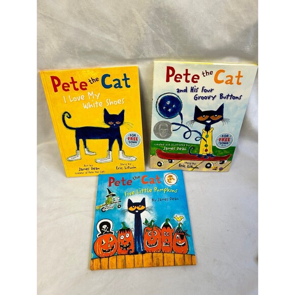 Pete the cat bundle of books (3) hardcover - Picture 1 of 11